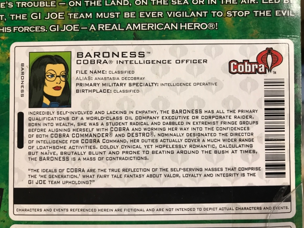 Baroness, Cobra Commander and Cobra Trooper Comic Pack - Image 3