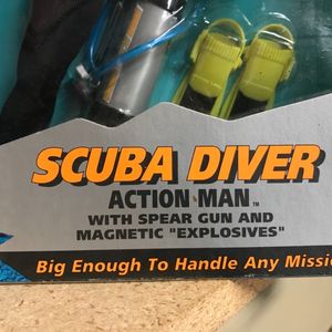 Scuba Diver with Spear Gun and Magnetic â€œExplosivesâ€