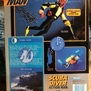 Scuba Diver with Spear Gun and Magnetic â€œExplosivesâ€