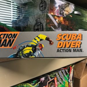 Scuba Diver with Spear Gun and Magnetic â€œExplosivesâ€