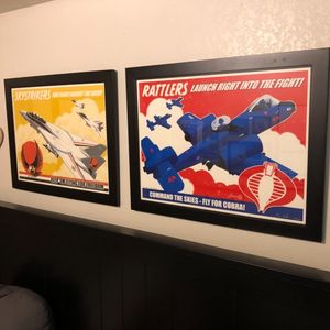 â€œSkystrikersâ€ and â€œRattlersâ€ Brian Miller signed limited edition screen prints