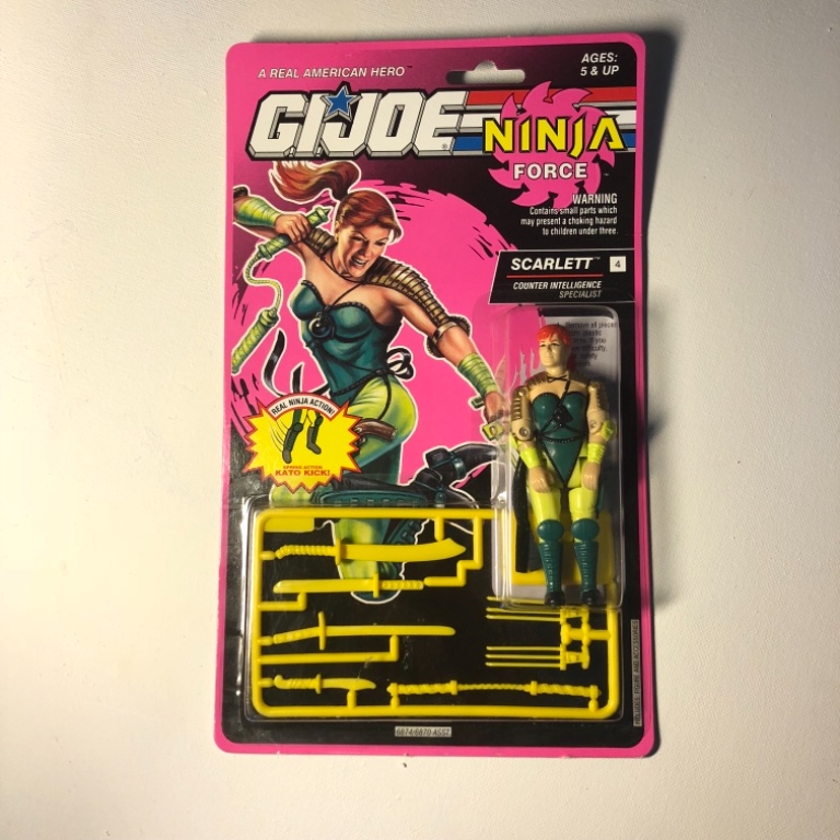 Carded Ninja Force Scarlett - Image 1