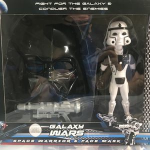 Galaxy Wars Space Warrior Figure and Face Mask Version 2
